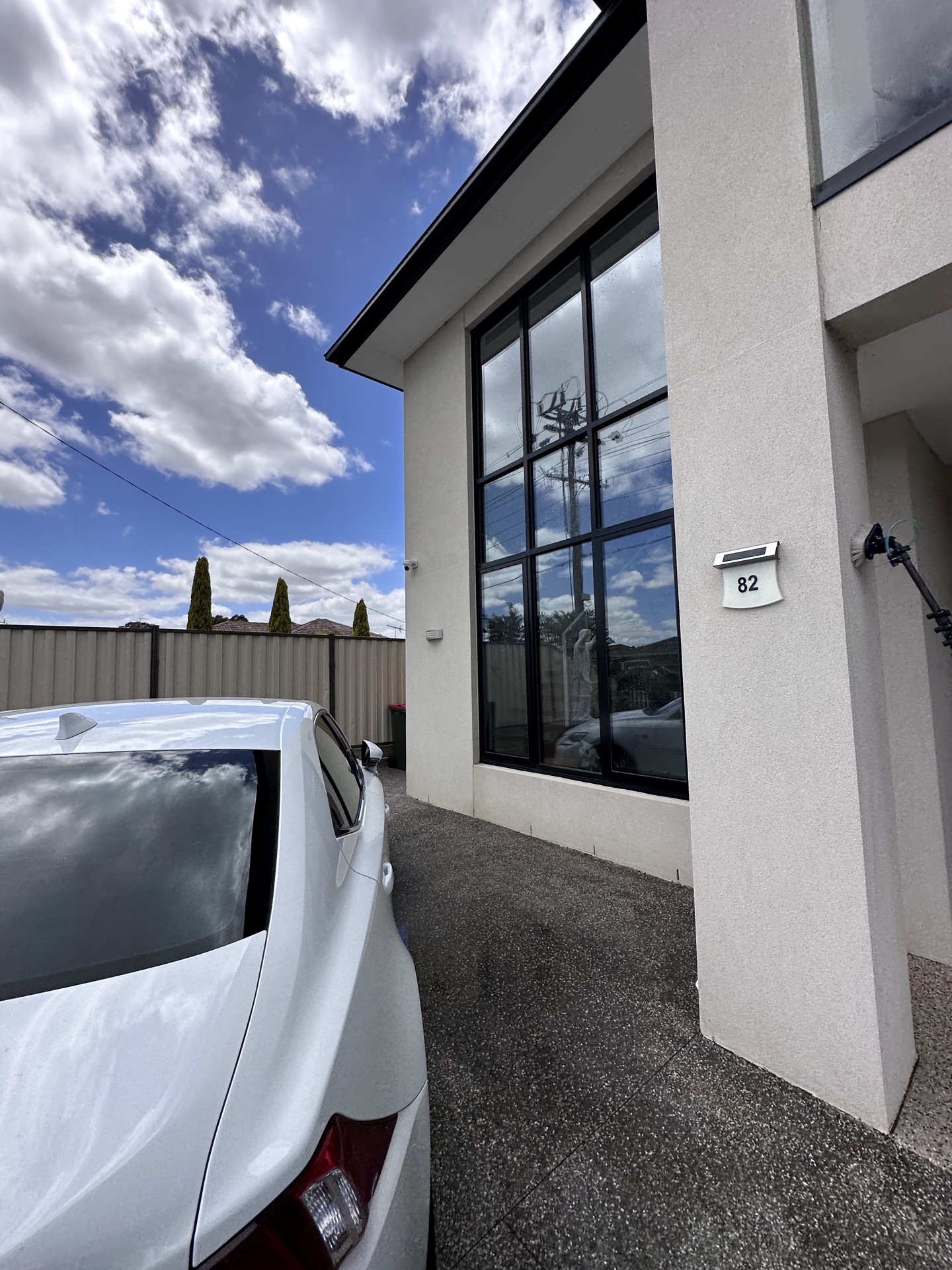 Residential exterior window detail